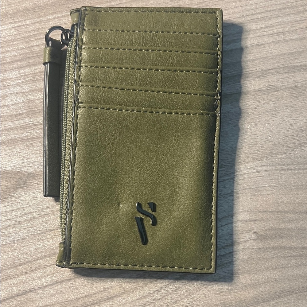 Olive Green Card Holder